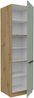 Küchen Hochschrank 60 cm Küche ARIA Aquamarin ultra matt + Eiche Artisan matt, hochwertige Fronten mit Anti Fingerprint Beschichtung, Soft-Close Küchenzeile Küchenblock Bild 3