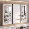 A&J MöbelLand GmbH Schiebetürenschrank BELANO – Moderner Kleiderschrank mit Schiebetüren (Die perfekte Kombination aus modernem Design, hoher Funktionalität und großzügigem Stauraum für Kleidung, Bettwäsche und Accessoires, erhältlich in verschiedenen ... Bild 2