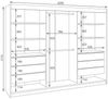 A&J MöbelLand GmbH Schiebetürenschrank BELANO – Moderner Kleiderschrank mit Schiebetüren (Die perfekte Kombination aus modernem Design, hoher Funktionalität und großzügigem Stauraum für Kleidung, Bettwäsche und Accessoires, erhältlich in verschiedenen ... Bild 4
