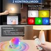 Jibenhome LED Nachtlicht USB Dimmbar LED Glühbirne, Schranklicht E27 Akku Aufladbar Batterie, RGB, Wiederaufladbare mit Fernbedienung & Timing Bild 3