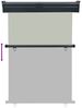 vidaXL Balkon-Seitenmarkise 125x250 cm Grau 48422 Bild 5