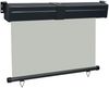 vidaXL Balkon-Seitenmarkise 125x250 cm Grau 48422 Bild 3