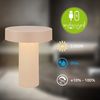 Briloner Leuchten LED Tischleuchte BITO, LED wechselbar, Warmweiß, 16x20 cm, Akku tauschbar, Indoor/Outdoor, Wohnzimmer, Balkon Bild 2