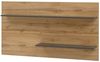 Wandpaneel 155x80 cm Eiche Anthrazit mit 2x Ablageböden BOSTON + Beleuchtung Bild 5