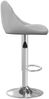 vidaXL Barhocker 2 Stk. Hellgrau Samt [335305] Bild 5