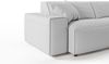 KAWOLA Sofa RANI Ecksofa Cord hellgrau Recamiere rechts 71 x 189 x 299 cm Bild 5