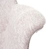 Schaukelstuhl Malmö T820, Schwingsessel Relaxsessel ~ Textil, creme/grau Bild 5