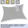 LuxusKollektion Sonnensegel Sonnensegel Quadrat Wasserdicht UV Schutz Garten 5x5 Grau Bild 2