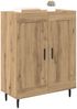 vidaXL Sideboard Artisan-Eiche 69,5 x 34 x 90 cm Verbundholz und Eisen 881607 Bild 3