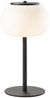 casa NOVA LED Tischleuchte HILDA, 1-flammig, H 33 cm, Schwarz, Weiß, LED fest integriert, Extra-Warmweiß, Metall, Lampenschirm aus Glas Bild 3