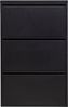 Schuhschrank Sabine aus Metall, Schwarz Bild 3