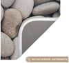 OnlyWow Badematte Kieselsteine - Steine - Grau, Höhe 10 mm, Polyester, Rechteckig, Badezimmerteppich, Badteppich, Rutschfest, Badvorleger, Waschbar Bild 3