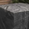 vidaXL Möbelbezug Uni Schwarz 113 x 113 x 73 cm 210D 4105708 Bild 4