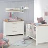 roba Kinderzimmerset 'Ava' 3-teilig - Bett 70 x 140 - Kleiderschrank 3-türig - Weiß / Artisan Eiche Bild 3