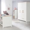 roba Kinderzimmerset 'Ava' 3-teilig - Bett 70 x 140 - Kleiderschrank 3-türig - Weiß / Artisan Eiche Bild 4
