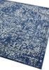 Kurzflor Teppich Orientalisch weich | Vintage Perserteppich pflegeleicht | Antiker Wohnzimmerteppich gemütlich | Used-Look | Dunkelblau 120x170 cm Flor 9mm | LODI-Lambro von Kadima Design Bild 3