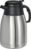mucHome Isolierkanne Thermoskanne 1,5L Edelstahl Doppelwandig Kaffeekanne Einhandbedienung, 1,5 l Bild 3