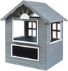 Kinderspielhaus Vesa 138x120x102 cm Tannenholz Grau [casa. pro] Bild 5