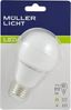 MÜLLER-LICHT 400010 A+, LED, Birnenform, 810lm, 200 Grad, 2700K, Plastik, 9W, E27, Weiß, 10.9 x 6 x 10.9 cm Bild 5