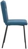 vidaXL Esszimmerstühle 4 Stk. Blau Samt 3315319 Bild 5