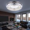 Schicke 40W LED Esszimmer Deckenleuchte aus Chrom Bild 2