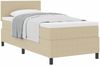vidaXL Boxspringbett Hellgrau und Weiß 80 x 200 cm Cordstoff 3337490 Bild 3