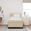 vidaXL Boxspringbett Hellgrau und Weiß 80 x 200 cm Cordstoff 3337490 Bild 4