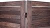Paravent HWC-G30, Trennwand Sichtschutz Raumteiler, Shabby-Look 170x200cm ~ braun Bild 5