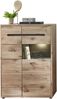 Wohnwand Wohnzimmerschrank BELLANO HH83 Viking Oak Nature mit LED Bild 4