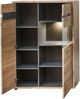 Wohnwand Wohnzimmerschrank BELLANO HH83 Viking Oak Nature mit LED Bild 5
