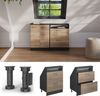 Küchenschrank für Dachschrägen R-Line Sonoma 60 cm mit 2 Schubladen Vicco Bild 5