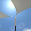 3x4m UV Sonnensegel Sonnenschutz Wasserdicht Grau Bild 4