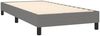 vidaXL Boxspringbett mit Matratze Dunkelgrau 80x200 cm Stoff, Härtegrad: H2 [3126358] Bild 4