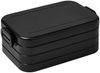 Mepal 2-tlg Take a Break Set – Limited Edition Schwarz/Black Edition – Large 1500 ml/Midi 900 ml – Lunchbox mit Trennwand – ideal für Mealprep – spülmaschinenfest, ABS Bild 3