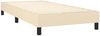 vidaXL Boxspringbett mit Matratze Creme 90x190 cm Stoff 3140342 Bild 4