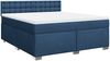 vidaXL Boxspringbett mit Matratze Blau 180x200 cm Stoff 3288287 Bild 3