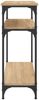 Konsolentisch, Beistelltisch, Konsole Sonoma-Eiche 75x29x75 cm Holzwerkstoff Bild 5