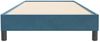 vidaXL Boxspringbett ohne Matratze Dunkelblau 100x220 cm Samt 3315865 Bild 5