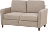 Sofa Set 5-Sitzer MARE Stoff Taupe mit Stauraum Bild 4