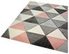 Carpetia Teppich Teppich Wohnzimmerteppich Dreieck rosa grau creme, rechteckig, Höhe: 13 mm Bild 2