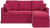 vidaXL Sofa Weinrot 178 x 134 x 80 cm Samt 42024454 Bild 4