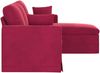vidaXL Sofa Weinrot 178 x 134 x 80 cm Samt 42024454 Bild 5