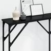 vidaXL Konsolentisch Schwarz Eichen-Optik 140 x 23 x 75 cm 871335 Bild 4