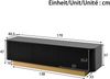 Modernes TV-Lowboard mit Stauraum,Abgerundetes Design Kabelmanagement Texturfront Medienkonsole Wohnzimmer, Bild 3