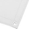vidaXL Balkon-Sichtschutz Weiß 75x800 cm 100 % Polyester-Oxford 4000089 Bild 4