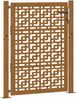 vidaXL Gartentor 100x125 cm Verwitterungsstahl Kreuzdesign 4101005 Bild 2