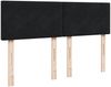 vidaXL Boxspringbett mit Matratze Schwarz 160x200 cm Samt 3287778 Bild 5