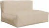 Vente-unique - NOUMARA Sofa SamtStoff Beige - B 95 cm x H 80 cm x L 135 cm Bild 3
