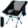 TUWENA Klappstuhl Campingstuhl, Ultraleichter Klappstuhl Gartenstuhl Faltstuhl Tragbar Bild 4