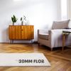 Hochflor Teppich für Wohnzimmer Schlafzimmer - 120x60cm - Flauschiger Fellteppich Shaggy Modern Extra weich Kunstfell - Fell Imitat offwhite 60x120cm Bild 4